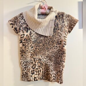 Y2K Leopard sweater